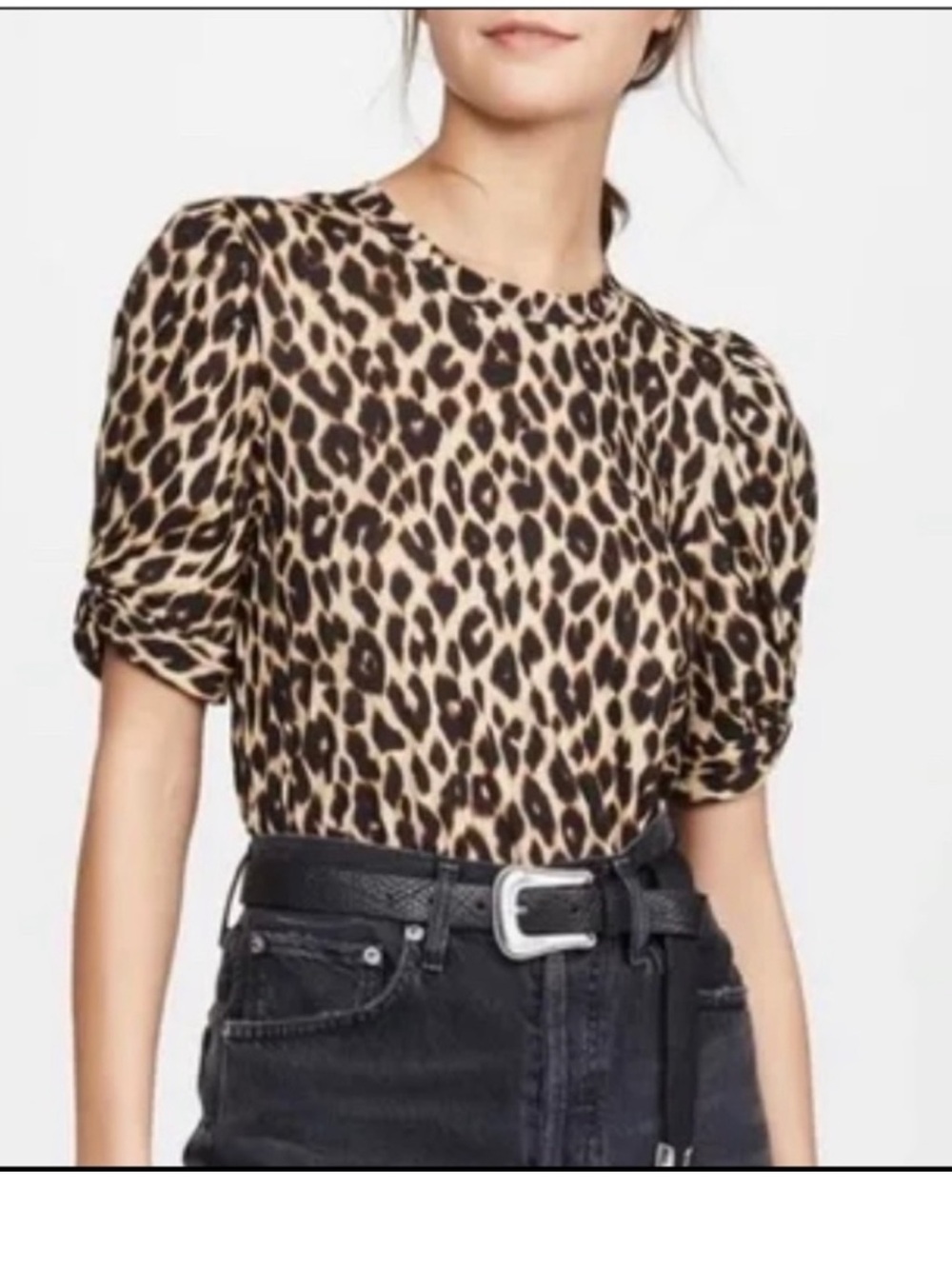 A.L.C. Leopard Print Top
